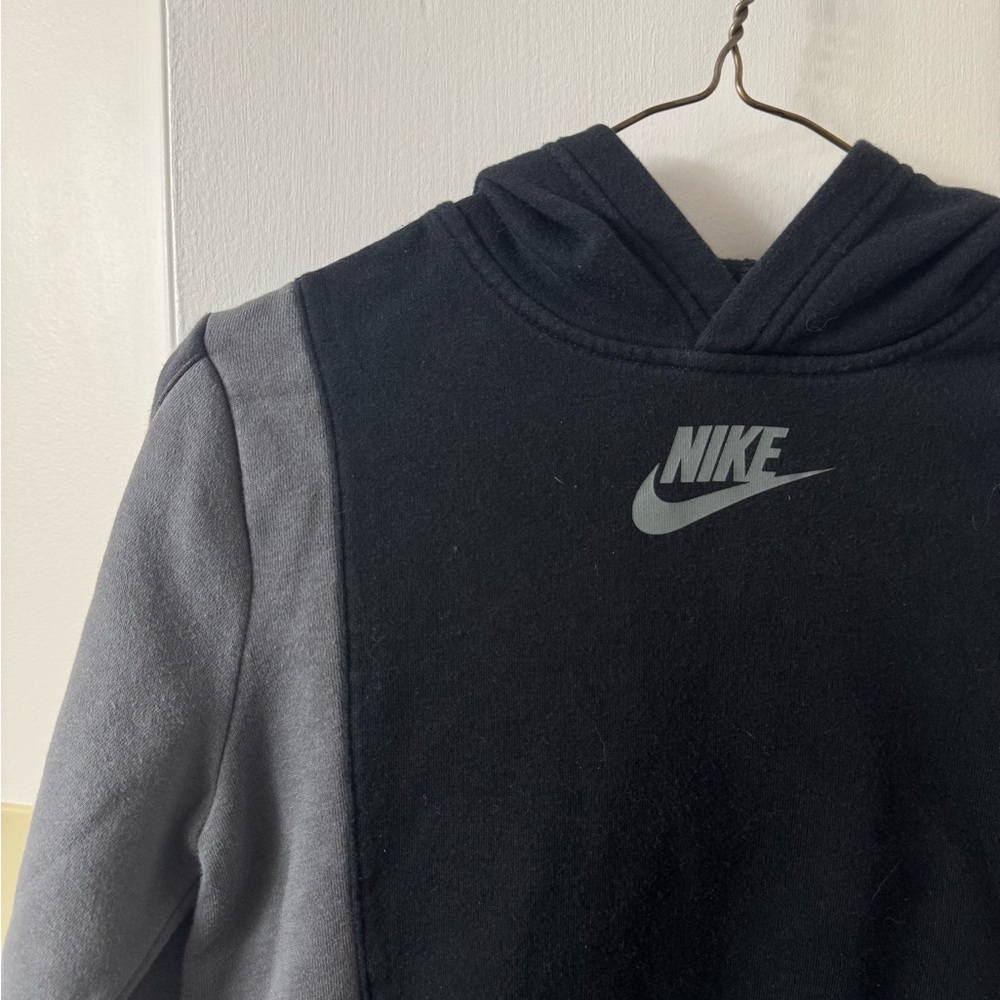 Nike Black and Gray Hoodie